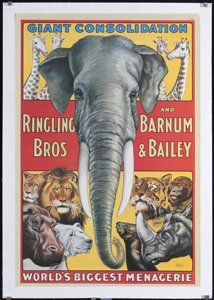 Ringling Bros and Barnum & Bailey - Giant Consolidation, ca. 1965