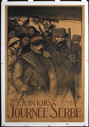 Journee Serbe by Theophile-Alexandre  Steinlen, 1916