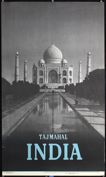 India - Taj Mahal, 1958