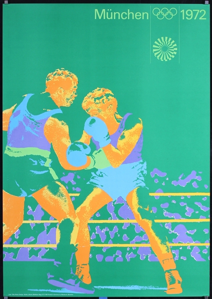 Olympic Games Munich - Boxing by Otl Aicher, 1972