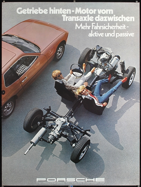 Porsche - Getriebe hinten (Rear Transmission, Front Engine) by Erich Strenger (Studio), 1976