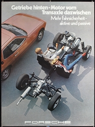 Porsche - Getriebe hinten (Rear Transmission, Front Engine) by Erich Strenger (Studio), 1976