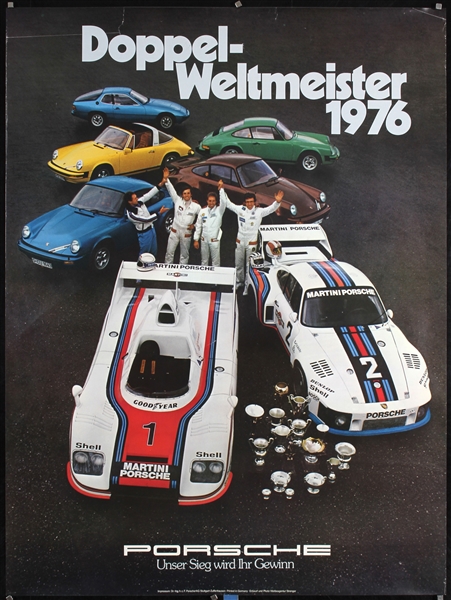 Porsche - Doppel-Weltmeister by Erich Strenger (Studio), 1976