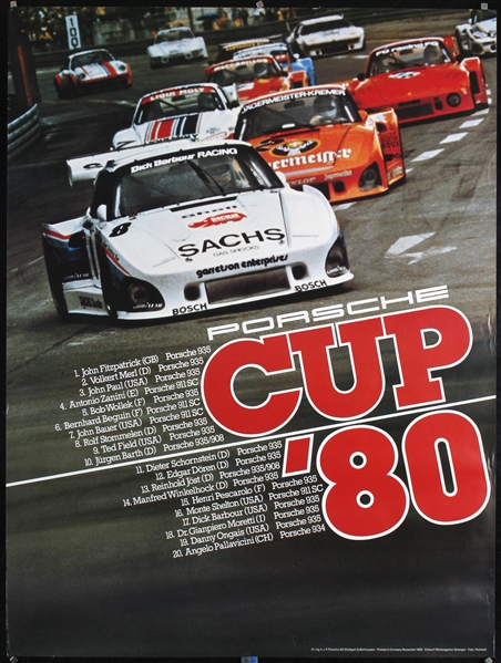 Porsche - Cup 80 by Erich Strenger (Studio), 1980