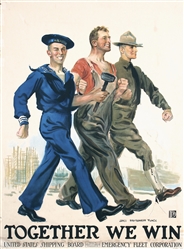 Together we win by James MontgomeryFlagg, ca. 1918