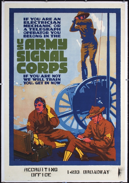 U.S. Army Signal Corps by Horace Devitt Welsh, ca. 1916