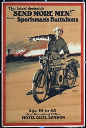 Send more men from the Sportsmans Battalions by Norman Keenh, ca. 1915