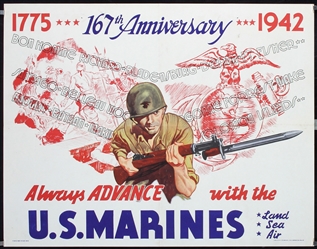 U.S. Marines - 167th Anniversary, 1942