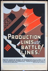 Production Lines are Battle Lines by Chester Cobb, ca. 1942