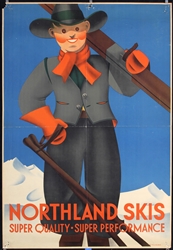 Northland Skis - Super Quality by Pallhuber, ca. 1938