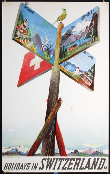 Vacances en Suisse by Alois Carigiet, 1938