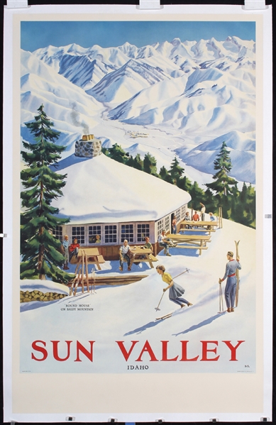 Sun Valley - Round House by Dwight Clark Shepler, 1940