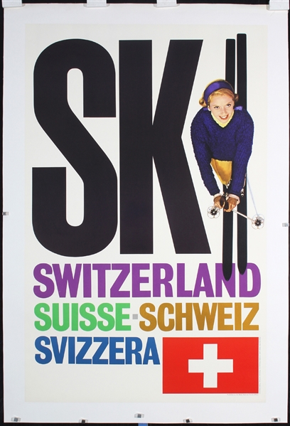 Ski - Switzerland by René H. Bittel, 1959