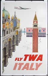 TWA - Italy by David Klein, ca. 1952