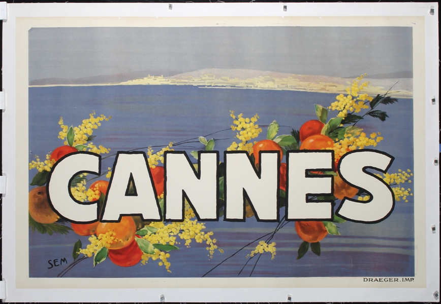 Cannes by Sem, 1930