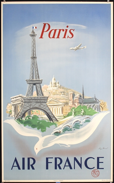Air France - Paris by Regis Manset, 1952
