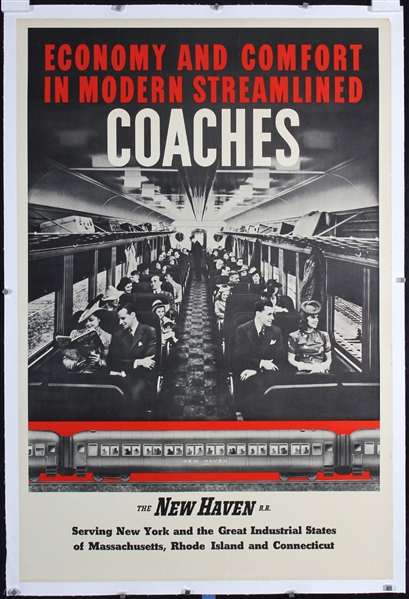 New Haven Railroad - Coaches, ca. 1945