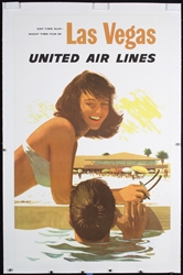 United Air Lines - Las Vegas by Stan Galli, ca. 1960