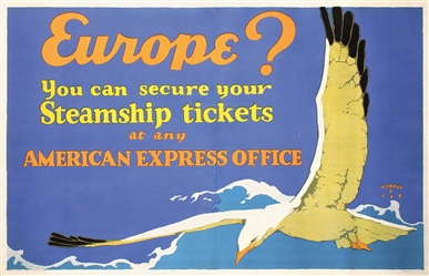 American Express - Europe? by Robert Lee, 1927