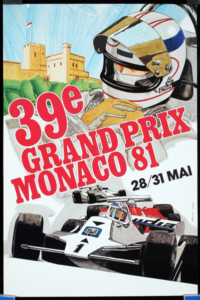 39e Grand Prix Monaco by Jacques Grognet. 1981