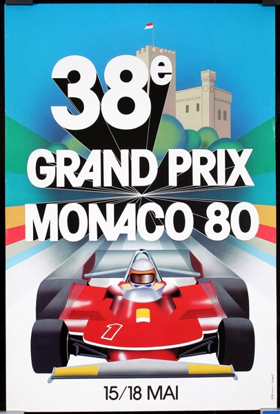 38e Grand Prix Monaco by Jacques Grognet. 1980