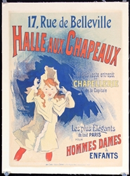 Halle aux Chapeaux by Jules  Chéret, 1897