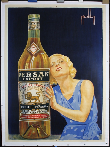 Persan Export - Anis de France by Obrad Nicolitch, ca. 1930