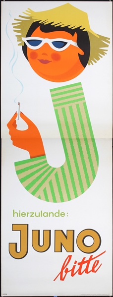 Juno bitte (Straw Hat) by Walter Müller, ca. 1956
