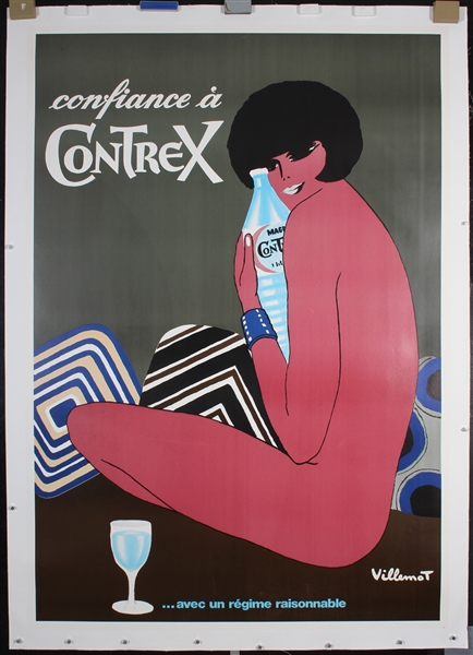 Contrex - Confiance by Bernhard Villemot, 1973