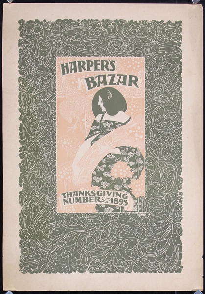 Harpers Bazar - Thanksgiving Number by William Bradley, 1895