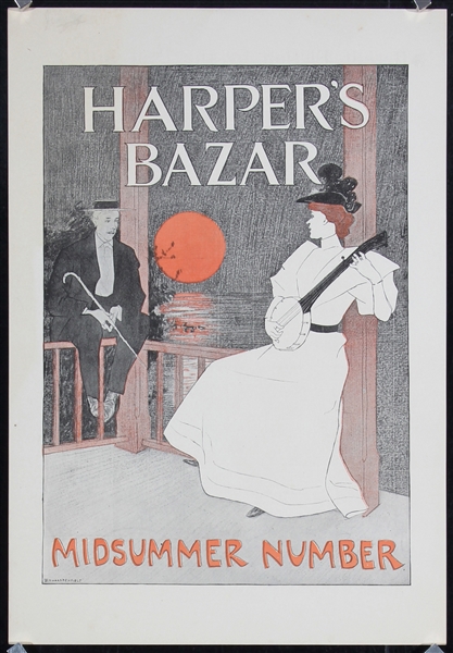 Harpers Weekly - Midsummer Number (2 Magazine Cover) by Edward Penfield, 1895