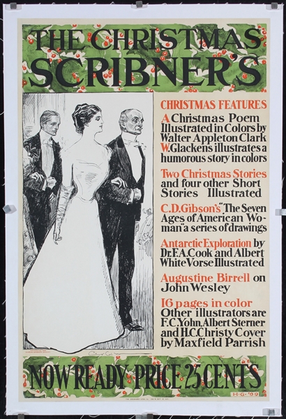 The Christmas Scribners by Charles Dana   Gibson, 1899