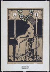 no text (Woman playing Piano) by F.W. Schaefer, ca. 1930
