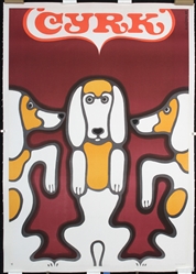 Cyrk (Beagles) by Wiktor Gorka, 1969