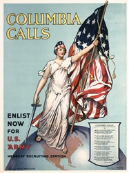 Columbia calls by Halstead / Aderante, 1916