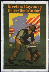 Rivets are Bayonets by John Sheridan, ca. 1918