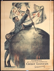 Credit Lyonnais - 3e Emprunt by Jules Abel Faivre, ca. 1918