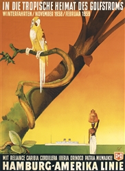 HAPAG - In die tropische Heimat Golfstroms by Albert Fuss, 1938