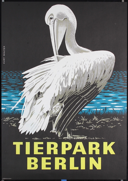 Tierpark Berlin (Pelican) by Kurt Walter, 1978