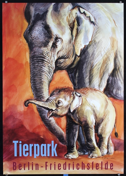 Tierpark Berlin (Elephant Baby) by Reiner Zieger, 2002