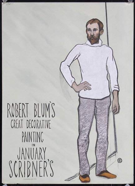Scribner´s - January - Robert Blums Painting by William Kendall, 1895