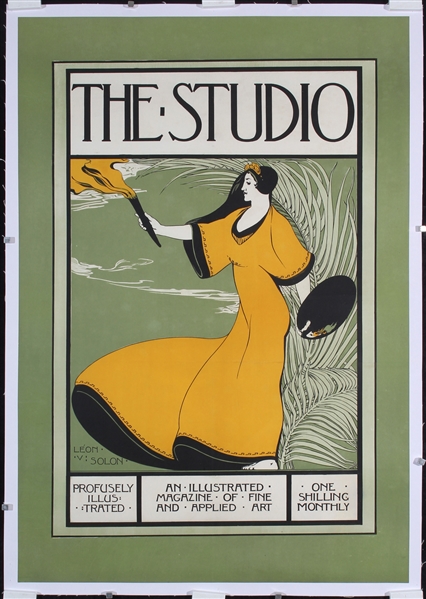 The Studio by Leon-Victor   Solon, ca. 1897