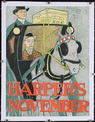 Harpers - November by Edward Penfield, 1896