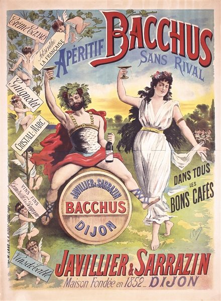 Bacchus by Emile Clouet, ca. 1898