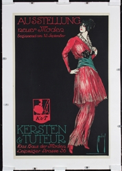 Austellung neuer Moden - Kersten & Tuteur by Ernst Deutsch, 1912