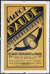 Pianos Daude by Andre Daude, ca. 1930
