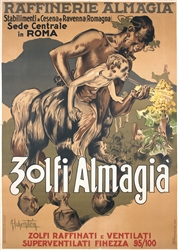 Raffinerie Almagia - Zolfi Almagia by Adolpho Hohenstein, 1950