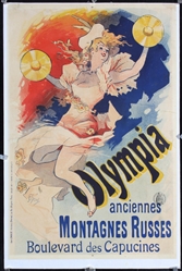 Olympia - Anciennes Montagnes Russes by Jules Cheret, 1893