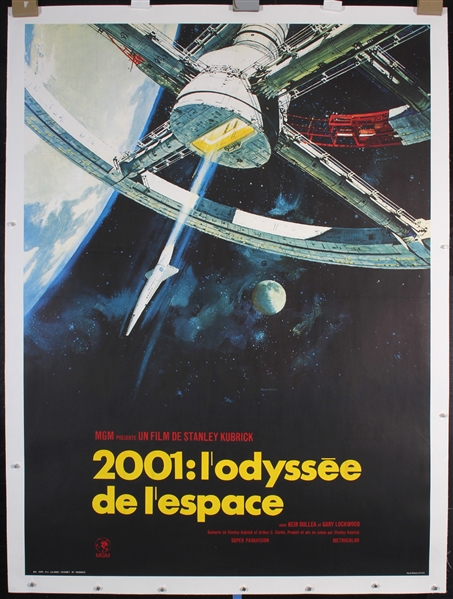 2001: lodyssee de lespace / 2001: A Space Odyssey by Bob McCall, ca. 1970