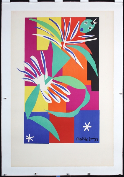 no text (Nice - Cote dAzur) by Henri Matisse, 1965